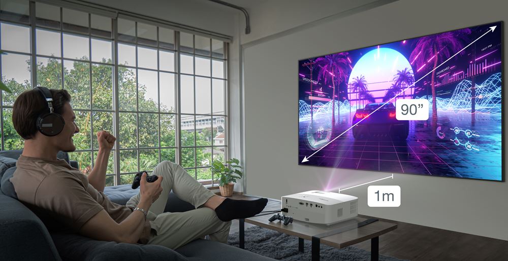 Optoma UHD35STx – Short Throw 4K UHD Gaming & Home Entertainment Projector