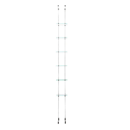 6 Bottle Float Cable Wine Racking Display Kit