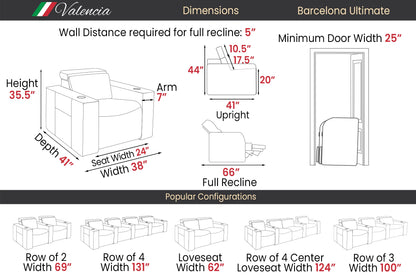 Valencia Seating Barcelona Ultimate Luxury Edition