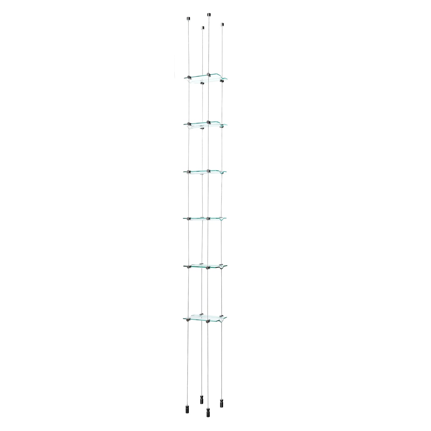 6 Bottle Float Cable Wine Racking Display Kit