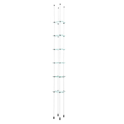 6 Bottle Float Cable Wine Racking Display Kit