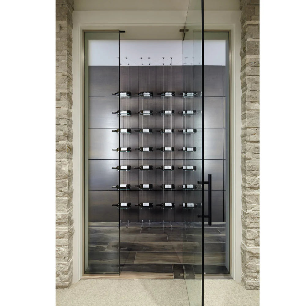 12 Bottle Float Cable Wine Racking Display Kit