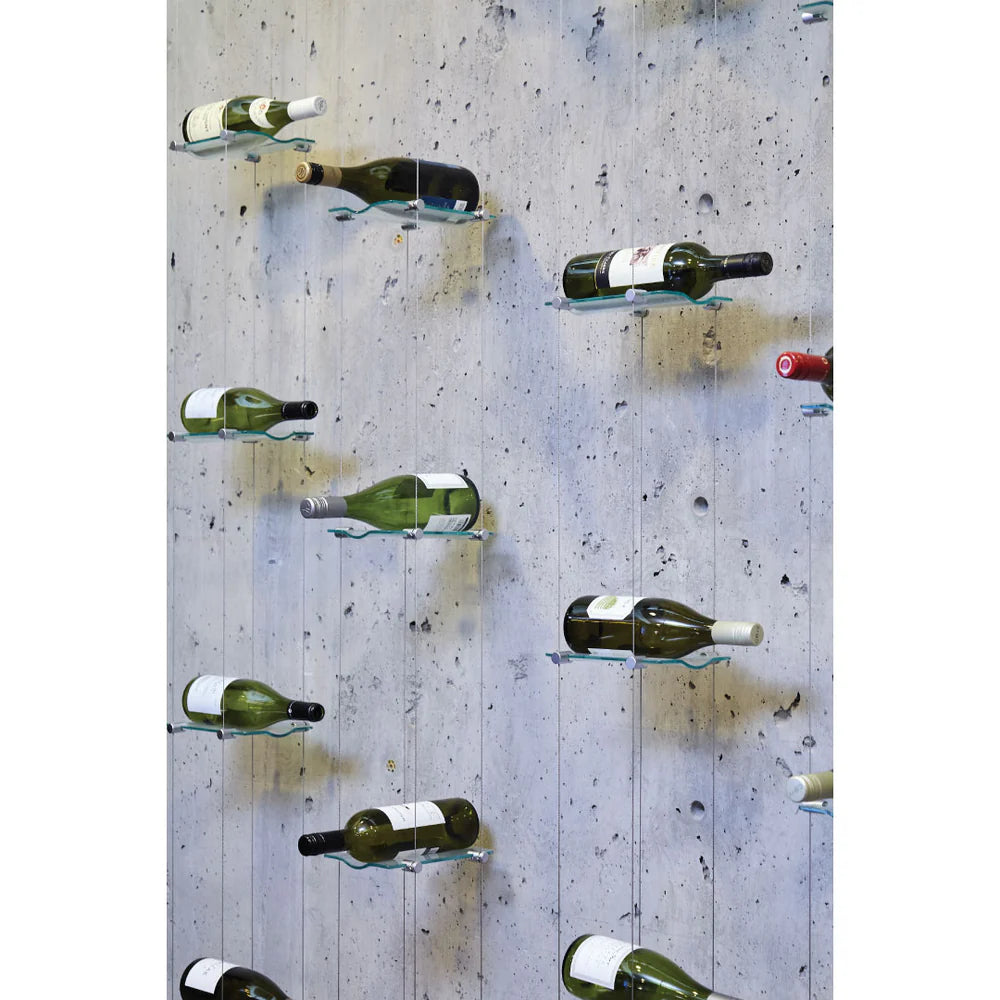 6 Bottle Float Cable Wine Racking Display Kit