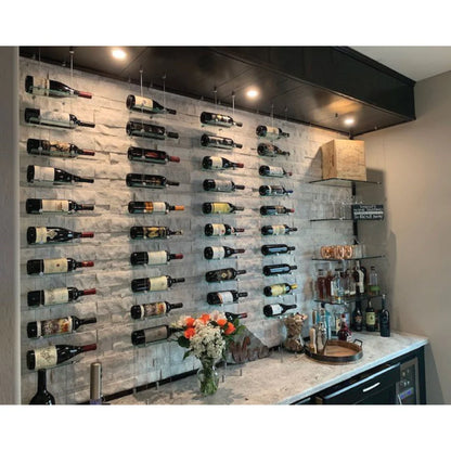 6 Bottle Float Cable Wine Racking Display Kit